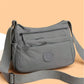 👜 Women Solid Color Crossbody Bag ✨ Multi-Pocket Zipper Fashion Daily Bag