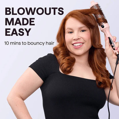 💇‍♀️✨Last Day Sale 49% OFF💥Refuse collapse Fluffy styling comb Negative Ion Single Thermal brush