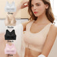 ⏳LAST DAY SALE ONLY 8.99!!👍✨Cross Back Front Closure Wireless Posture Support Bra– All-Day Comfort, Breathable & Summer-Ready 💕