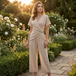 💞Summer cool-down deal: just £17.99!💞V-neck top + wide-leg pants✨👗