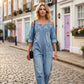 ⏳🔥LIMITED-TIME 70% OFF! 👗 Loose Fit Wide-Leg Overall Jumpsuit with Pockets – Effortless Comfort & Style ✨