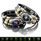⏰🎉Limited-time Offer: 50% OFF!🎉—Glow-in-the-Dark 12 Leather Zodiac Bracelet for Men and Women(6.9/8.1in)