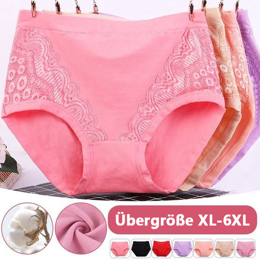 🔥2026 Hot Sale 🔥Plus Size Leak Proof Cotton High Waist Panties👍