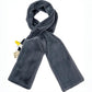 ⚡55% OFF Today! £7.99 Cosy Faux Fur Pull-Through Scarf with Secret Zipper Pocket – Holds Your Phone, Cards & Keys Hands-Free