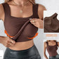 🔥Last Day Special Price ￡8.99!!💐Women's U Neck Camisole High Strechy Seamless Built-in Bra Padded Tank Tops