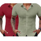 🏆Men's Stretch Dress Shirts Short Sleeve Slim Fit Business Casual Button Down Shirts
