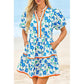 ⏰Summer Hot Sale 70% OFF💃Women's V Neck Floral Short Puff Sleeve Patchwork Casual Boho Mini Dress👍✨Soft Fabric & Comfortable Fit
