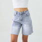 👖 50% OFF NOW!🌞Women's Classy Mid-Rise Tassel Hem Baggy Denim Short– Breathable, Versatile & a Perfect Summer Wardrobe Essential 👚✨