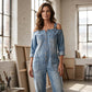 ⏳🔥LIMITED-TIME 70% OFF! 👗 Loose Fit Wide-Leg Overall Jumpsuit with Pockets – Effortless Comfort & Style ✨