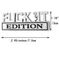 🚗🔥FUCK IT Edition Emblem | Car Decal Accessory