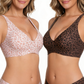 💗Summer Hot Sale - Only ￡9.99!!⚡50K+ SOLD💕 Jelly Wireless Womens Comfortable Wireless Bras Push Up Bralettes Seamless Tshirts Bras Deep V Everyday Bras