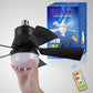 ⏳Limited-time Special Price:£ 15.99❄️❄️40W LED Ceiling Fan Light 20.5in with Remote Control - E27 & B22 Adapter | Quiet Fan Light for Bedroom, Kitchen, Garage😴
