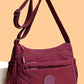 👜 Women Solid Color Crossbody Bag ✨ Multi-Pocket Zipper Fashion Daily Bag