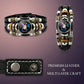 ⏰🎉Limited-time Offer: 50% OFF!🎉—Glow-in-the-Dark 12 Leather Zodiac Bracelet for Men and Women(6.9/8.1in)