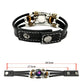⏰🎉Limited-time Offer: 50% OFF!🎉—Glow-in-the-Dark 12 Leather Zodiac Bracelet for Men and Women(6.9/8.1in)