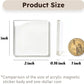 🎞✂10 Pack  2" x 2" Clear Acrylic DIY Fridge Magnet Set with Adhesive Backing – Square Magnetic Photo Frames with Stunning 3D Effect 💕