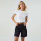👖 50% OFF NOW!🌞Women's Classy Mid-Rise Tassel Hem Baggy Denim Short– Breathable, Versatile & a Perfect Summer Wardrobe Essential 👚✨