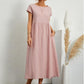 🔥Last Day Sale 49%🔥Summer Fashion Solid Color Cotton Linen Pocket Dress