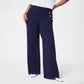 🔥Hot Sale 49% OFF🔥High Stretch Tummy Control Button Wide Leg Trousers