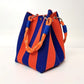 🏆👜 Limited Time Special Price ￡8.99!!✨  Boho Striped Knit Bucket Handbag for Women – Handmade Summer Beach Shoulder Bag