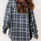 ☘️50% OFF🔥Women's Fall Thickened Flannel Long Sleeve Plaid Jacket Coat with Hood
