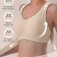 ⏳LAST DAY SALE ONLY 8.99!!👍✨Cross Back Front Closure Wireless Posture Support Bra– All-Day Comfort, Breathable & Summer-Ready 💕