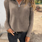 50% OFF❤️‍🔥Women’s Zip Long Sleeve Top