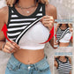 ⏰LAST DAY SPECIAL PRICE: ￡8.99!!🔥Ribbed Stretchy Tank Top with Shelf Bra