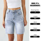 👖 50% OFF NOW!🌞Women's Classy Mid-Rise Tassel Hem Baggy Denim Short– Breathable, Versatile & a Perfect Summer Wardrobe Essential 👚✨