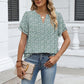 💥2026 Hot Sale 49% OFF👚Women's Dressy Casual Shirts Short Sleeve V Neck Work Blouse