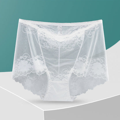 ⏰LAST DAY BUY 1 GET 3 FREE!!🔥Ladies Silk Lace Handmade Panties