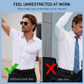🏆Men's Stretch Dress Shirts Short Sleeve Slim Fit Business Casual Button Down Shirts