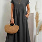 🔥Last Day Sale 49%🔥Summer Fashion Solid Color Cotton Linen Pocket Dress