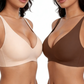 💗Summer Hot Sale - Only ￡9.99!!⚡50K+ SOLD💕 Jelly Wireless Womens Comfortable Wireless Bras Push Up Bralettes Seamless Tshirts Bras Deep V Everyday Bras