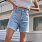 👖 50% OFF NOW!🌞Women's Classy Mid-Rise Tassel Hem Baggy Denim Short– Breathable, Versatile & a Perfect Summer Wardrobe Essential 👚✨