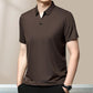 🎁Hot Sale 49% OFF⏳High Quality Men’s Casual Lapel Breathable Wrinkle-free T-shirt