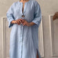 49% OFF👗Casual Breathable V-Neck Cotton Linen Dress