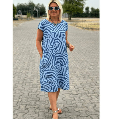 ✨2025 New Boho Vintage Casual Printed Dress💃