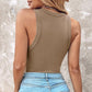 ⏰LAST DAY SPECIAL PRICE: ￡8.99!!🔥Ribbed Stretchy Tank Top with Shelf Bra