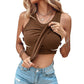 ⏰LAST DAY SPECIAL PRICE: ￡8.99!!🔥Ribbed Stretchy Tank Top with Shelf Bra
