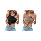 ⏰LAST DAY SPECIAL PRICE: ￡8.99!!🔥Ribbed Stretchy Tank Top with Shelf Bra