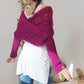 🔥Last day 49% off🧶Women's Wrap Knit Shawl with Sleeves