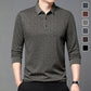 🔥BIG SALE 45% OFF🔥Men's Business Casual Lapel Long Sleeve T-Shirt