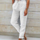 🌸LAST DAY SPECIAL PRICE!!🌸Women's  Elastic Waist Cotton Linen Casual Pants
