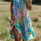 💃2026 Summer New Arrival 50% OFF🌸Women's Stylish Printed Casual V-Neck Dress