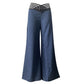 💖2026 NEW TYPE SALE 50% OFF💷🍃Women's Casual Hollow-out High-Waisted Wide-Leg Pants