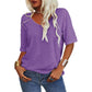 🔥Last Day 49% OFF🔥Women's Solid Color V-Neck T-shirt - 12 COLORS