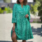 🌺Seasonal Styles💐 Casual Loose Printed V-Neck Flowy Dress