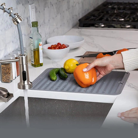 🔥Hot Sale 50%OFF🔥Kitchen Silicone Non-Slip Insulated Draining Mat