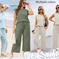🔥LAST DAY SALE ONLY ￡17.99!!👚2026 New Women's  Sleeveless Top & Wide-Leg Pants 2-Piece Set